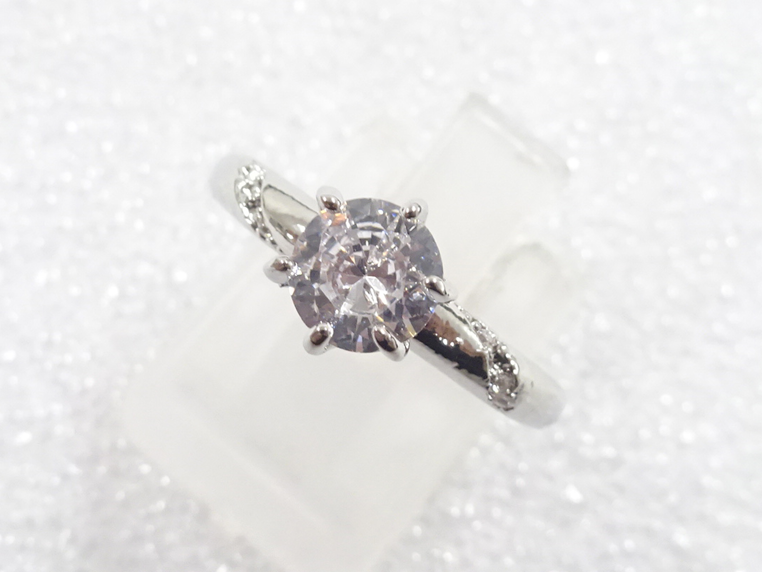 JAPANESE KIMONO / ANTIQUE CRYSTAL RING (SIZE 13)